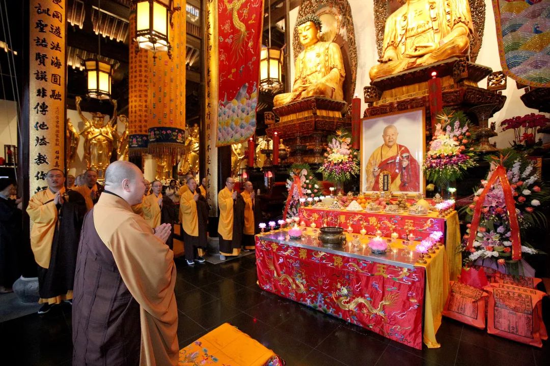 真心常驻，禅念永续，上海玉佛禅寺举行真禅长老圆寂二十四周年纪念法会