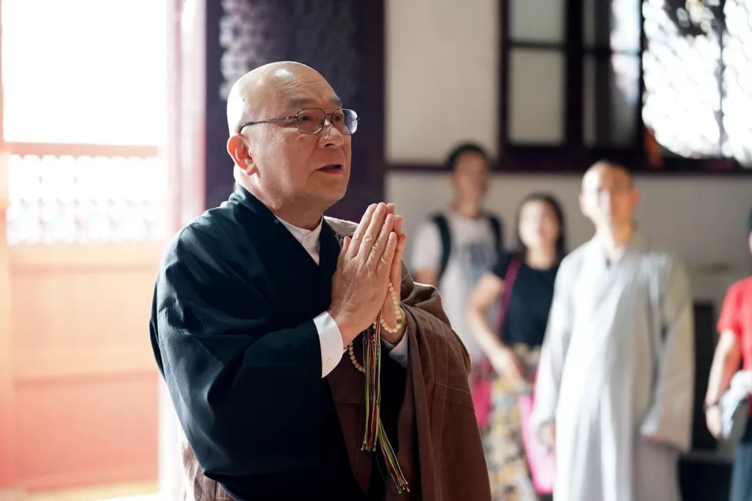 ​日本奈良唐招提寺住持西山明彦长老参拜天童禅寺