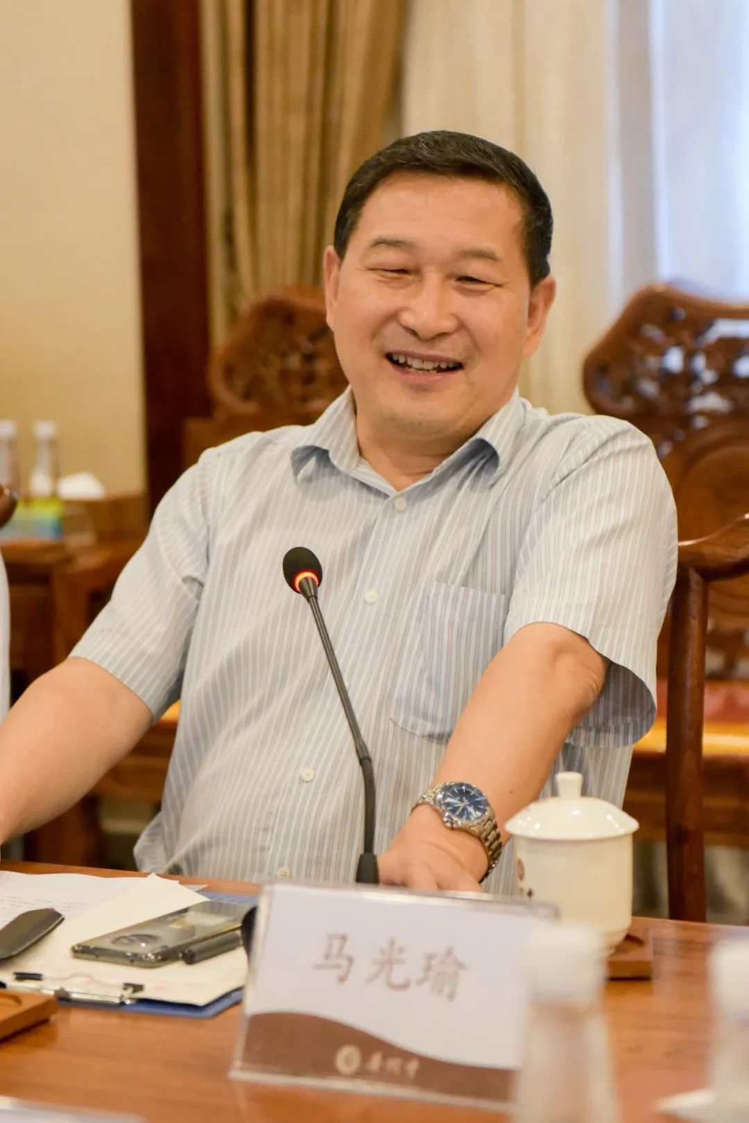 普陀快讯 | 广东省政协副主席马光瑜一行莅临普陀寺调研