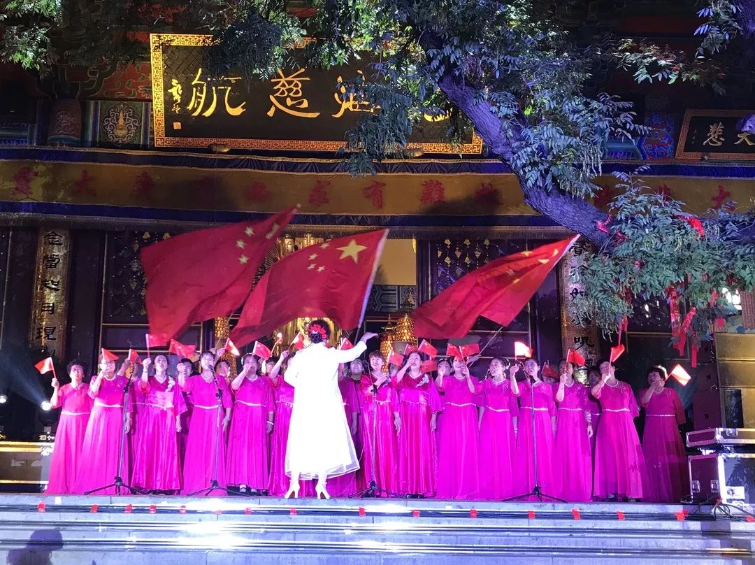 法会现场 | 荐福观音寺举行月光菩萨圣诞拜月道场暨普茶仪式