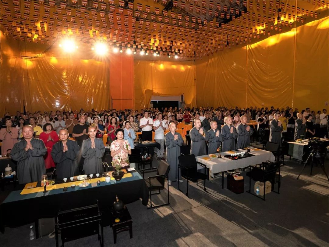 新闻 | 杭州灵隐寺举办己亥中秋普茶晚会 共庆七十华诞