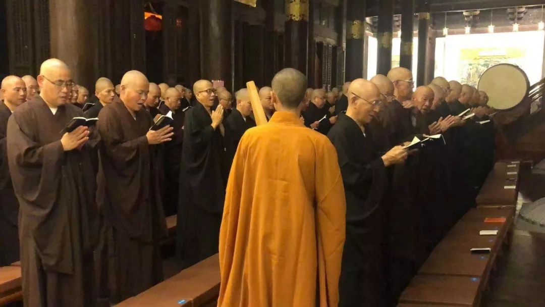 【传戒专题】雪窦山资圣禅寺三坛大戒法会 第五日：教过斋堂、进出堂规矩、礼佛忏悔